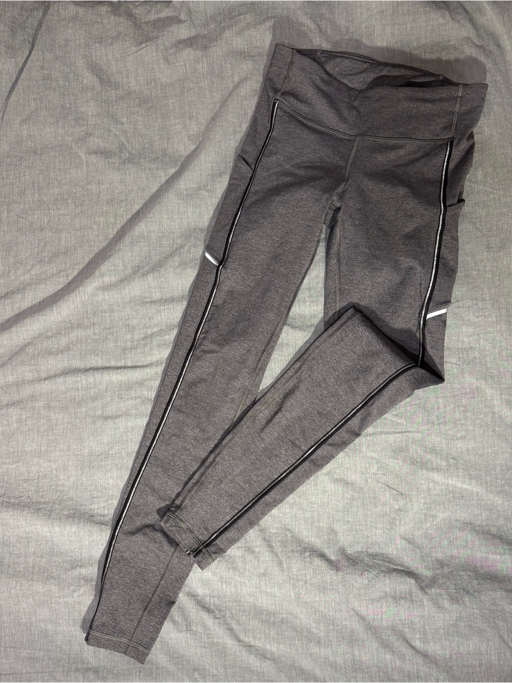 lululemon athletica Heathered Charcoal Gray High-Rise Leggings